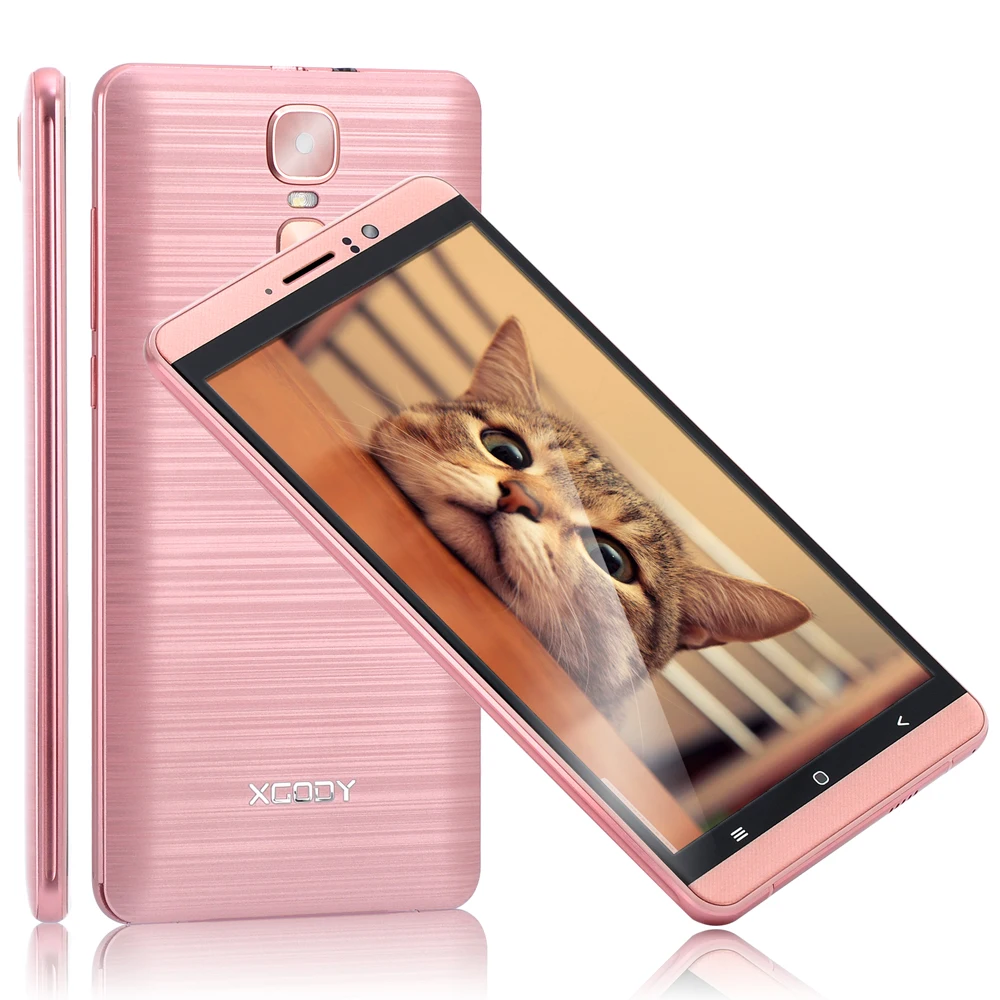 Смартфон XGODY 3G с двумя sim картами 6 дюймов Android 5 1 ГБ ОЗУ 8 Гб ПЗУ четырехъядерный