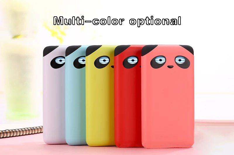 Дополнительный внешний аккумулятор с пандой 20000mAh mobile power мультфильм bank Внешний