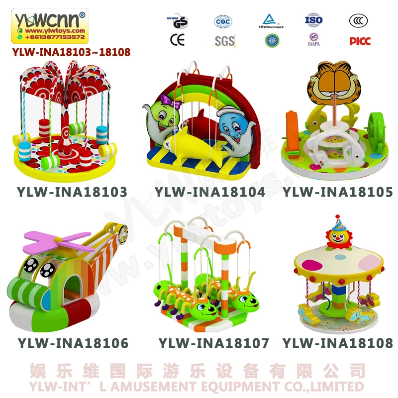 kids indoor soft item electric toys INA18103in Playground from Sports