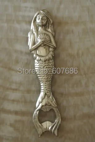 Copper Mermaid Bottle Opener Metal Beer Bottle Opener Tiki