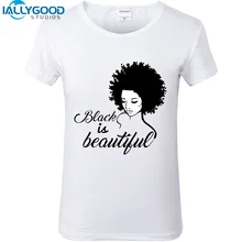 New Summer Harajuku Womens T-Shirts Black Girl Magic Letter Print Short Sleeve Slim White T shirt Fashion Women Tops Tees S301
