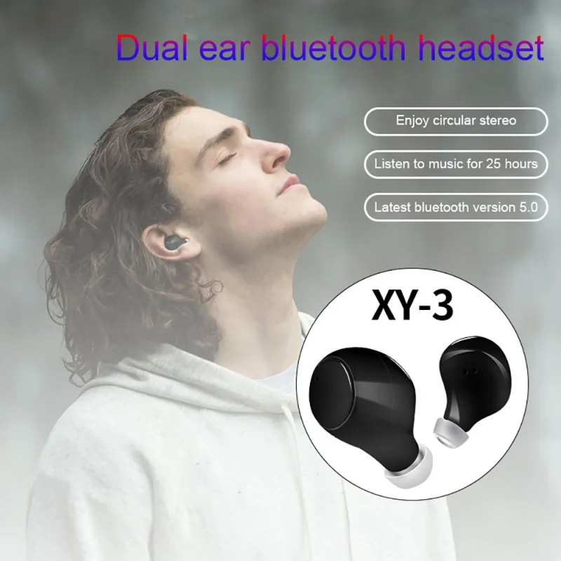 Bluetooth 5 0 Double Earbuds In ear Earphone Portable Wireless TWS Headset Accessories Gaming Headset for Phones