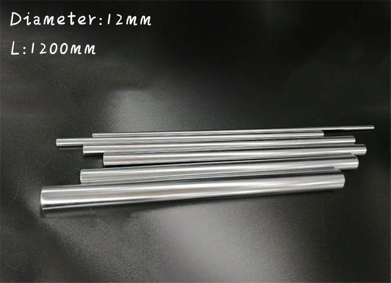 4pcs 12mm hardened linear shaft Dia - 1200mm Chrome Precision Hardened Rod Linear Round | Обустройство дома