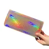 Billetera de holograma para mujer, bolso de mano largo holográfico para mujer, con cremallera, monedero, portadores de tarjetas de identificación, 2022 ► Foto 2/6