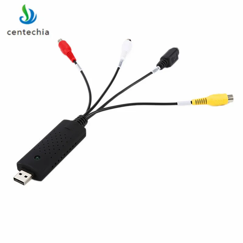 USB 2 0 адаптер для видеозаписи ПК ТВ аудио DVD DVR VHS окон XP Vista Win 7/8/10 XNC|Карты видео- и