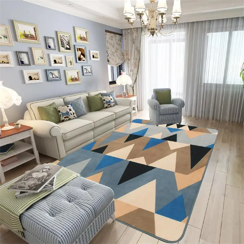 

150X200CM Nordic Geometry Sofa Carpets For Living Room Home Soft Rugs For Bedroom Coffee Table Tatami Floor Mat Study Carpet