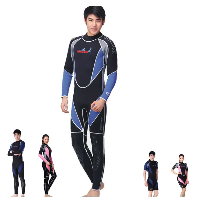 

Wetsuits 2017 Men Women 3 Reactor /Front Zipper Wetsuit and Short Suit Back /Neoprene 1.5mm Full Suit