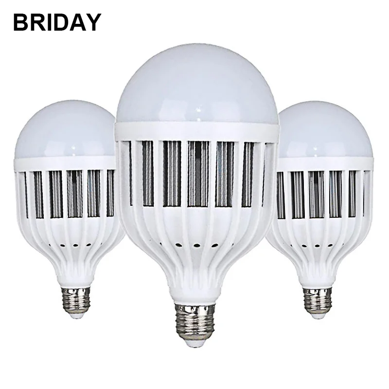 

20W 30W 36W Light Bulb 220V LED Lamp E27 Round Head Birdcage LED Light SMD 5730 High Power Lampadas Indoor Room Chandelier