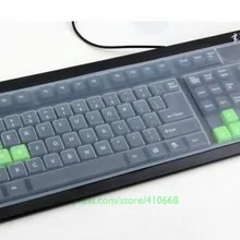 Универсальный настольный компьютерный силиконовый защитный чехол для клавиатуры для стандартного полноразмерного 101 клавиш для настольного ПК