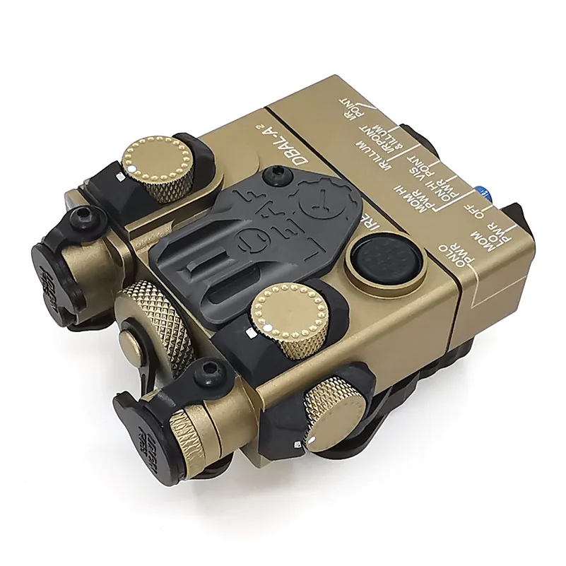 AN/PEQ-15A DBAL-A2 LED White Weapon Light + Red Laser Lenses Remote Switch Tactical Hunting Rifle Airsoft Battery Box image 4