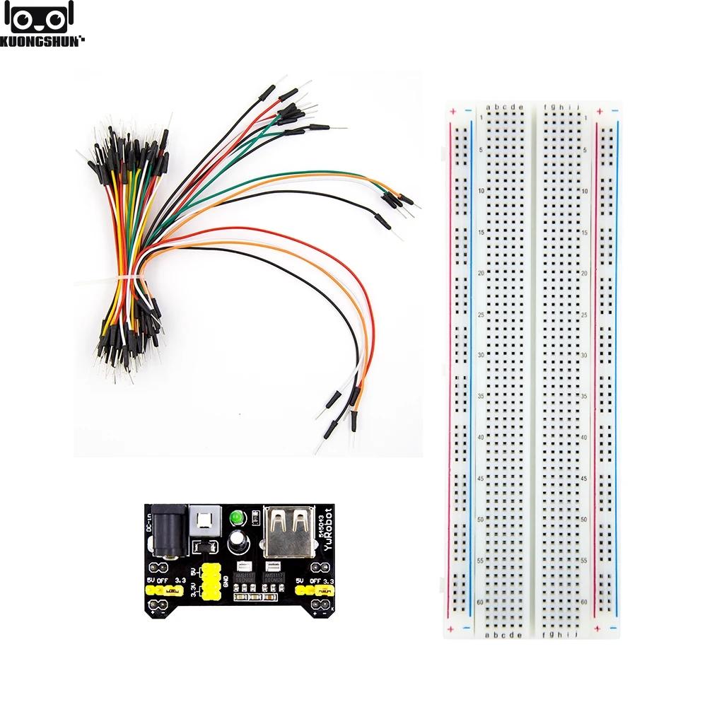 3 V/5V MB102 макет модуль питания + MB 102 830 точек Solderless Прототип макетная плата комплект