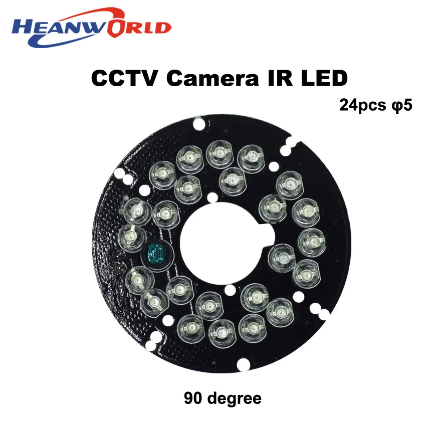 24 IR Leds Infrared IR Board for Security camera CCTV dome Camera 90