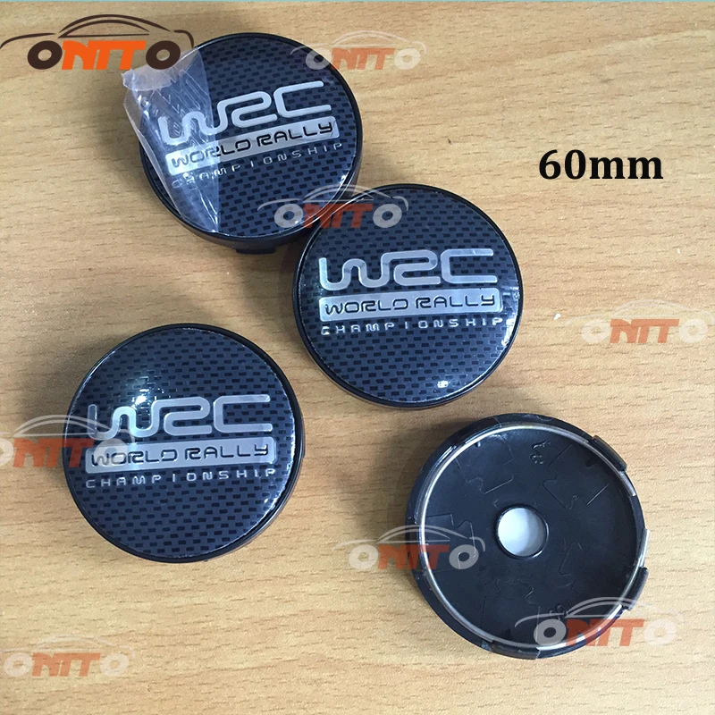 

4pcs Car Wheel Hub caps 60mm Emblem logo Covers for WRC logo for toyota Carolla Camry Reiz Sienna prius Land Cruiser Rav4