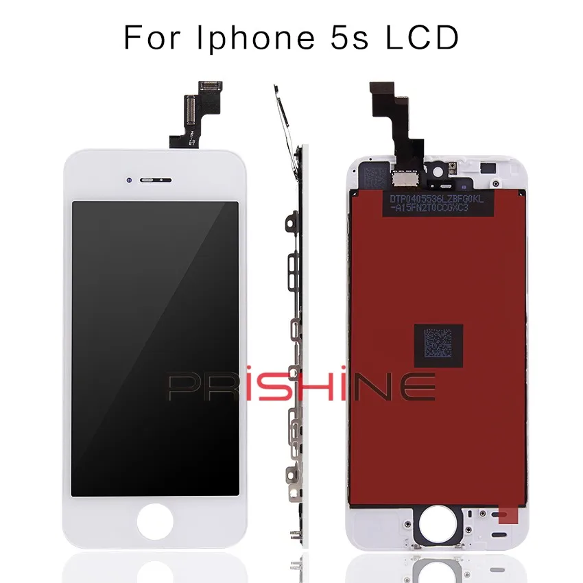 10PCS LOT 100 NO Dead Pixel For IPhone 5S LCD Display Touch Screen Digitizer Assembly Replacement