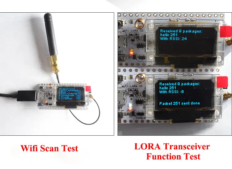868MHz915MHz LoRa ESP32 Oled Wifi SX1276 Module IOT with Antenna Electronic diy kit pcb New Version 2018 For Arduino (9)