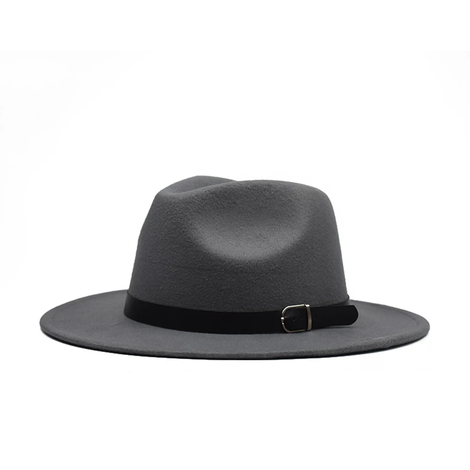Новая мода мужские fedoras Женская мода джаз шляпа лето весна черная Шерстяная Смесь Кепка Уличная Повседневная шапка
