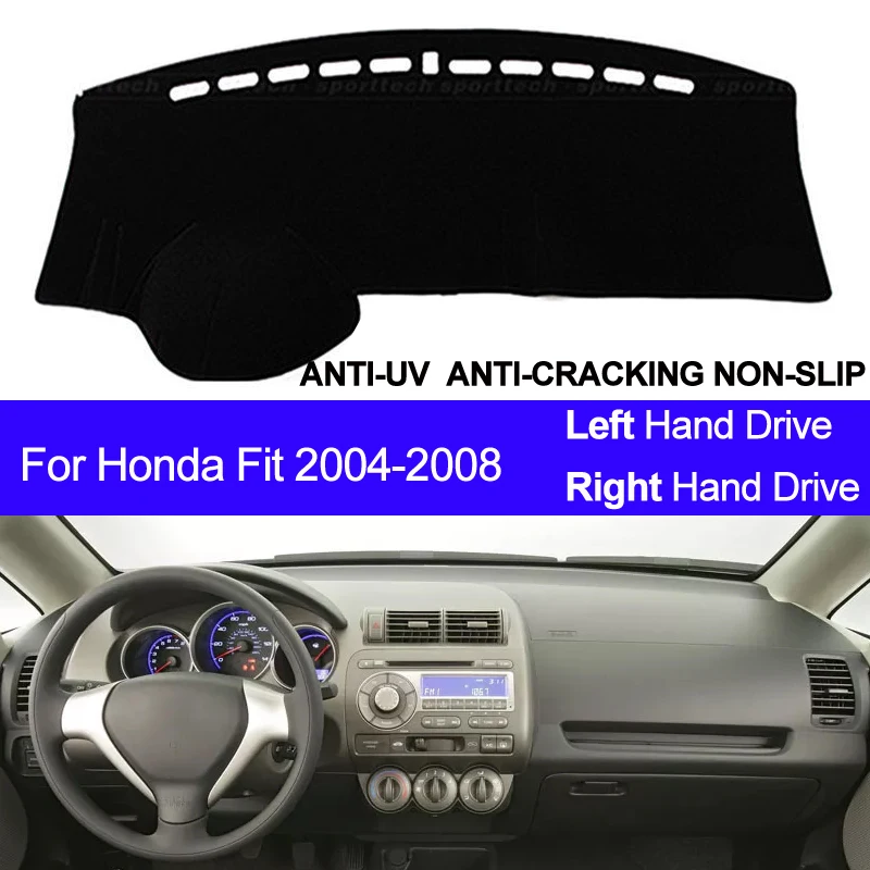 Чехол для приборной панели автомобиля коврик Honda Fit 2004 2005 2006 2007 солнцезащитный