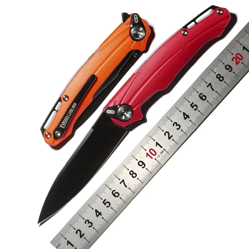 

DICORIA Silence ball bearing Flipper folding knife VG10 blade G10 handle outdoor gear survival camping hunting knives EDC tools