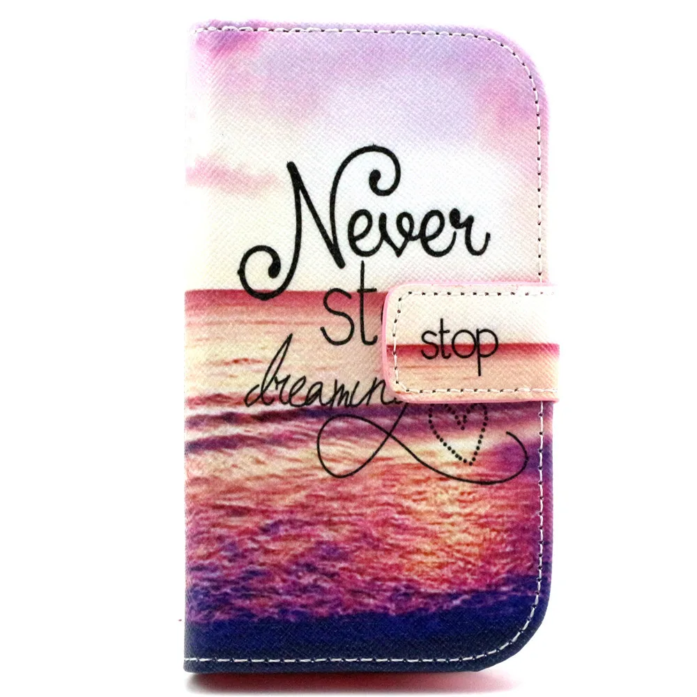 Luxury printing color leather Flip Case For Alcatel One Touch Pop C3 OT 4033D ot4033d cover |