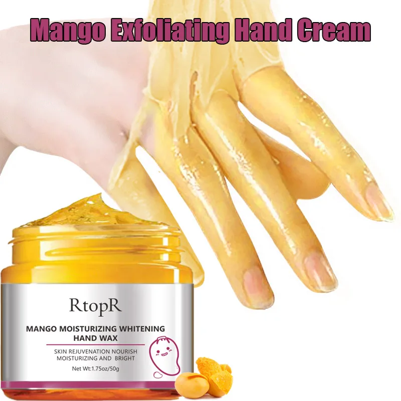 

Mangoes Exfoliating Membrane Anti-Aging Moisturizing Hand Cream Repair Calluses Film Hand Skin Cream QS888