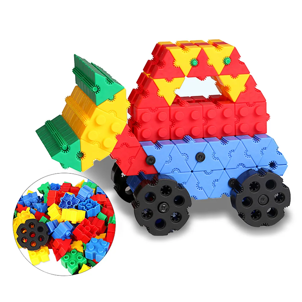 

475pcs 3D Bricks Building Blocks Creative DIY Educational Toy For Children Colorful Building Blocks Set
