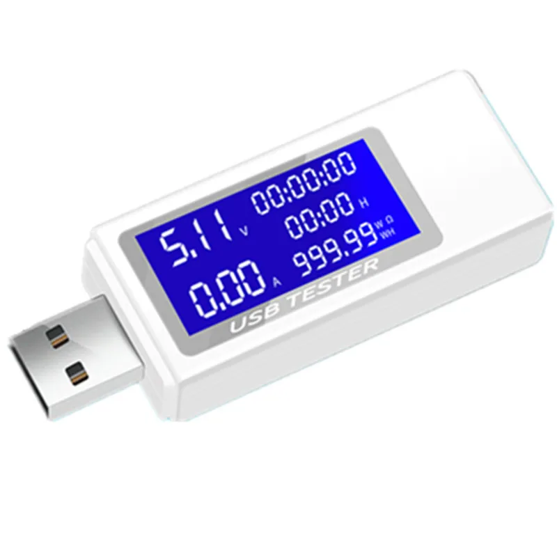 USB тестер 8 в 1 вольтметр измеритель тока напряжения зарядное устройство скидка