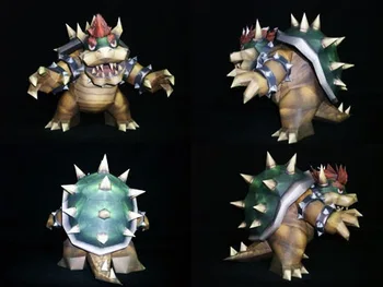 

Super Mario series mold Kuba origami paper model