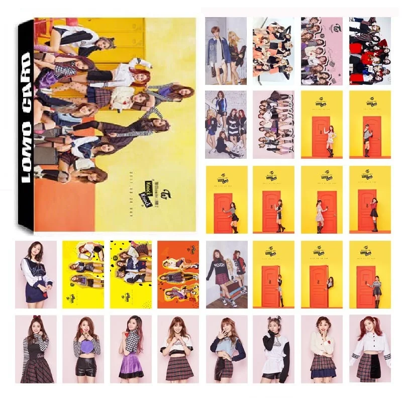 30 шт./компл. KPOP TWICE 03 Knock альбом фото карты ПВХ самодельные LOMO фотокарты |