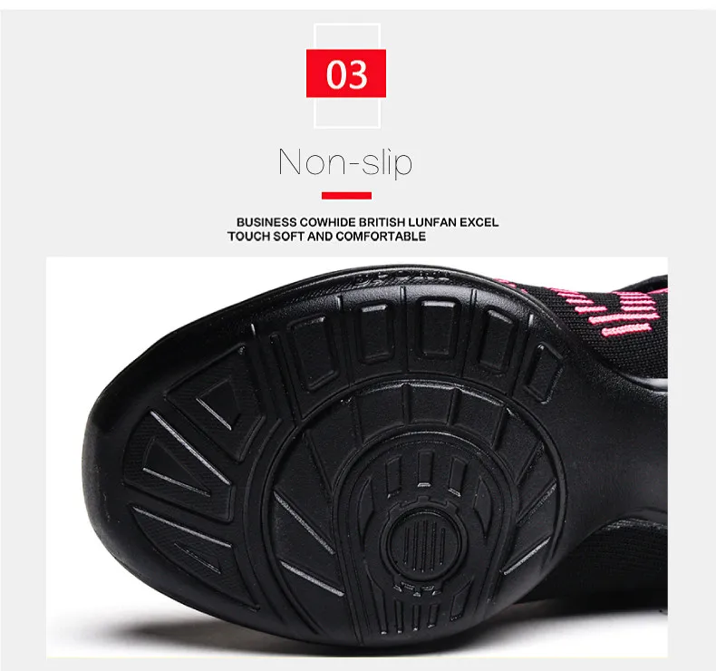 Kids sneakers For Girls Dance shoes children's aerobics shoes soft bottom fitness sports shoes Jazz Modern square dance shoes (6)