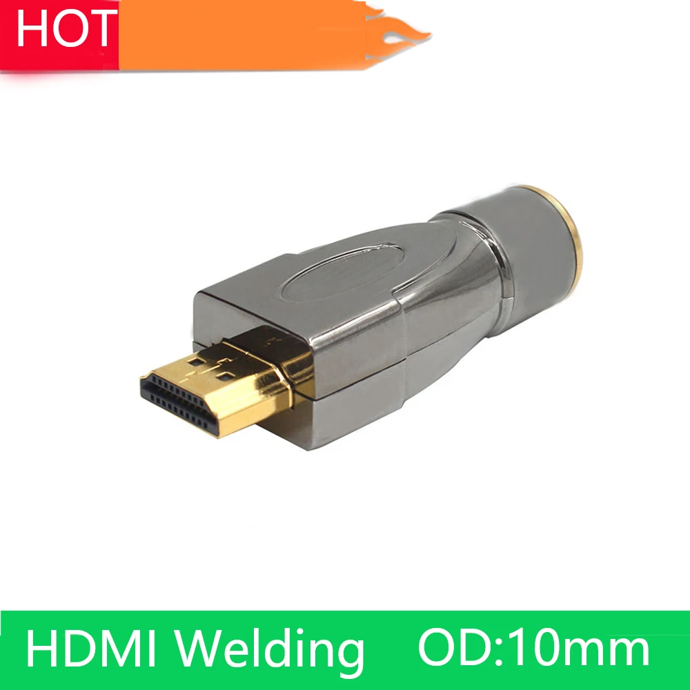 2 шт./лот HDMI сварочный адаптер hdmi вилка Версия 0 3D 4k DIY разбросанная линия