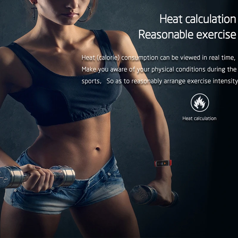 Lerbyee M4 Smart Bracelet Sleep Monitor Bluetooth Fitness Tracker Call Reminder Take Photos Sport Wristband for iOS Android