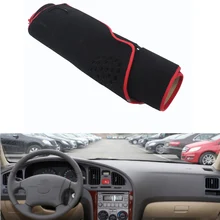 Для hyundai Elantra 2004-2011 Приборная панель автомобиля Избегайте световых подушек Инструмент платформа стол покрытие коврик силиконовая Нескользящая задняя поверхность