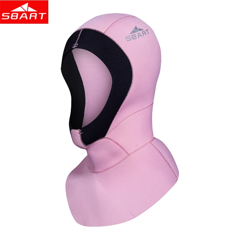 

SBART 3mm Neoprene Scuba Diving Swimming Caps Women Men Winter Keep Warm Hood With Shoulder Scuba Diving Wetsuit Caps Equipment