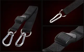 

4pcs/set High strength Nylon ribbon Adjustable hanging band Swing belt with safe hook