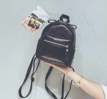Women Mini Backpack Fashion Leather Backpacks for Teenagers Girl Small Female School Backpack Cute Shoulder Bag Bagpack Mochila genuine leather women s shopping backpacks ladies daily cowhide backpack female girl s school shoulder bag rucksack mochila
