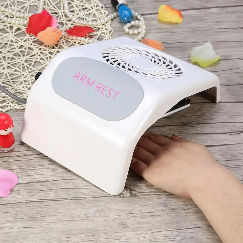 

Powerful Nail Dust Suction Collector UV Nail Dryer Cleaner Manicure Nails Dust Salon Vacuum Cleaner Acrylic Manicure Equipment