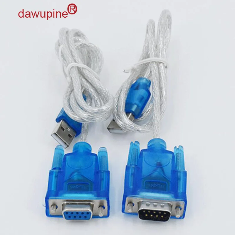 

dawupine HL-340 USB Transfer RS-232 Serial Port Line 9 PIN COM Port Converter Male Female Head Plug