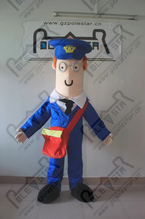 Синие костюмы желтый рюкзак postman pat талисман костюм с героями мультфильмов