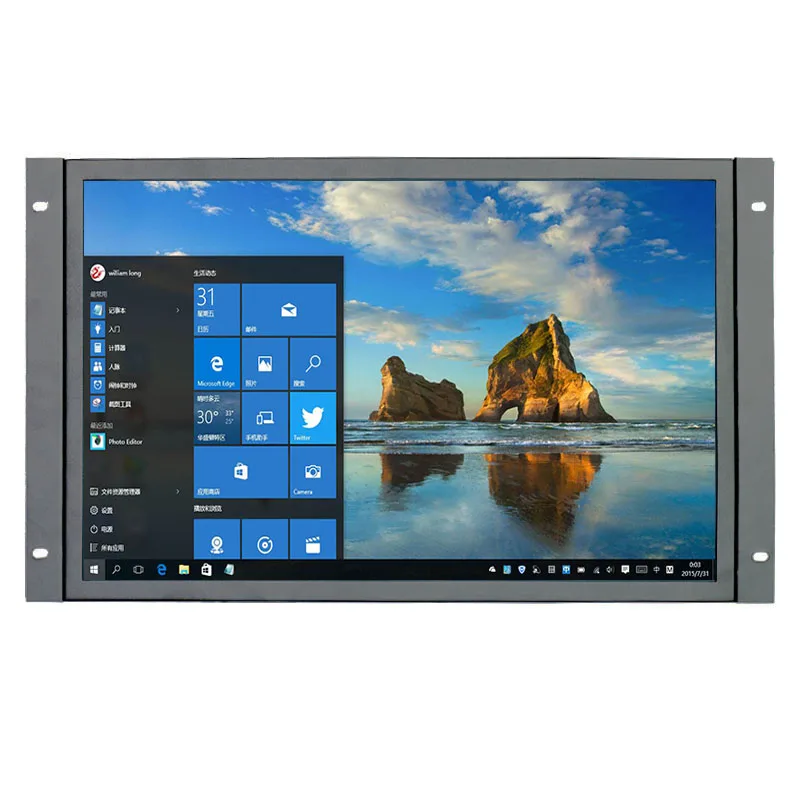 VGA HDMI сенсорный монитор 15 дюймов 1024*768 резистивный экран для промышленного