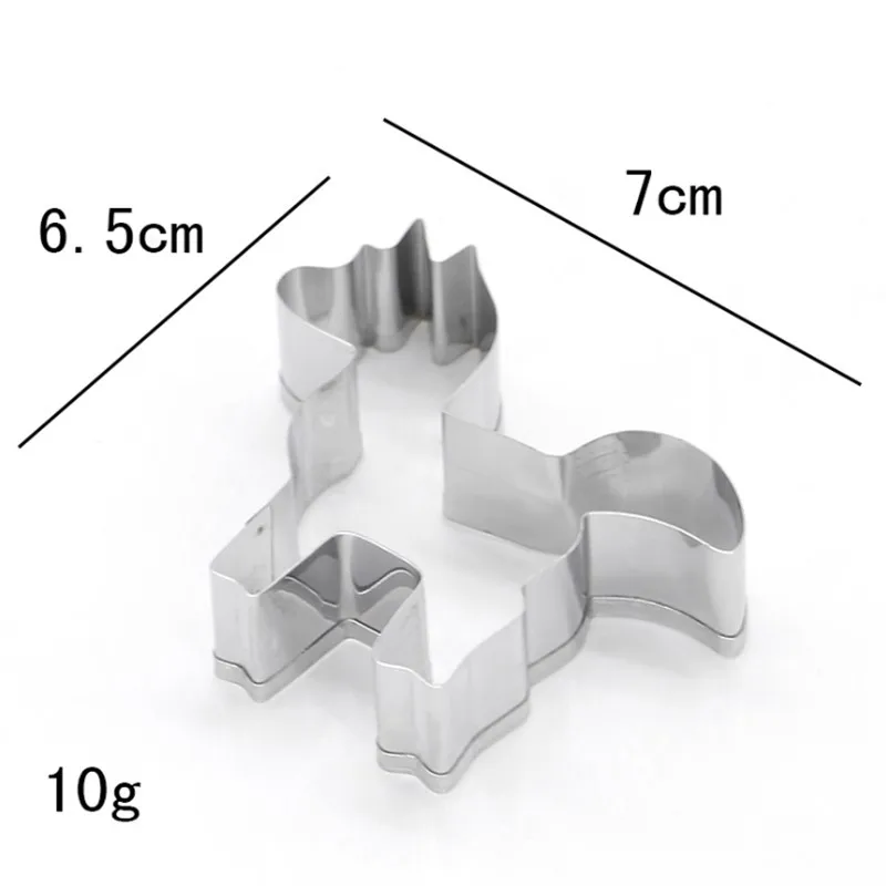 Из нержавеющей стали мультфильм в форме единорога печенья резак выпечки пирожное, сладкая выпечка формы для выпечки печенья