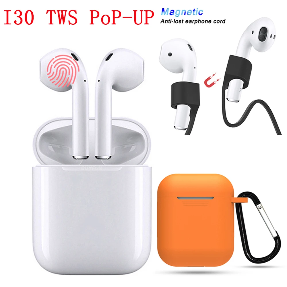 

Air MX New i30 TWS Pods Bluetooth Headset Earbuds XY Wireless Earphone PK I7S I9S I20 W1 Chip For iPhone Earphones all Phone