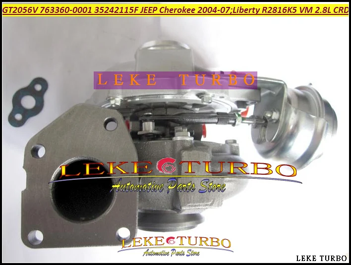 GT2056V 763360 763360-5001S 763360-0001 35242115F Turbo Turbocharger For Jeep Cherokee 2.8L CRD 2004-07 Liberty 2004 150HP 163HP R2816K5 VM (2)