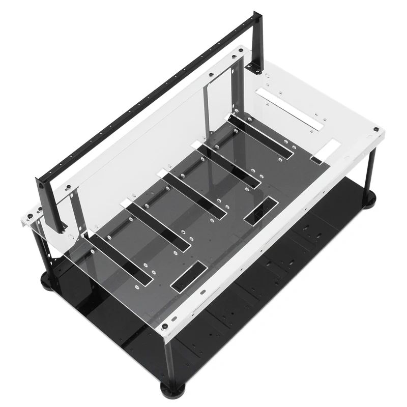 

6 GPU Open Air Bitcoin Mining Computer GPU Case For Frame Rig ETH BTC Ethereum CL Computer