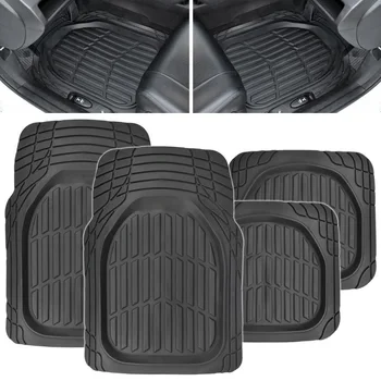 

PVC Car Floor Mats Waterproof Non-slip Universal Environmental Protection Foot Pads Automobile Carpet Cover 4