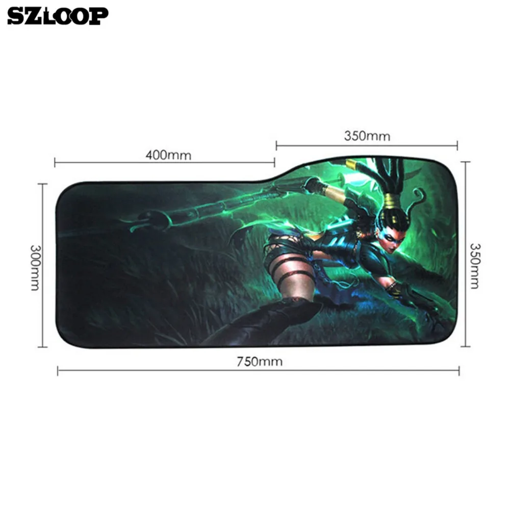  Gaming Mouse Pad LOL Increase Thickening PC Waterproof Locking Edge Lock Soft Mice Pads XL For Comp