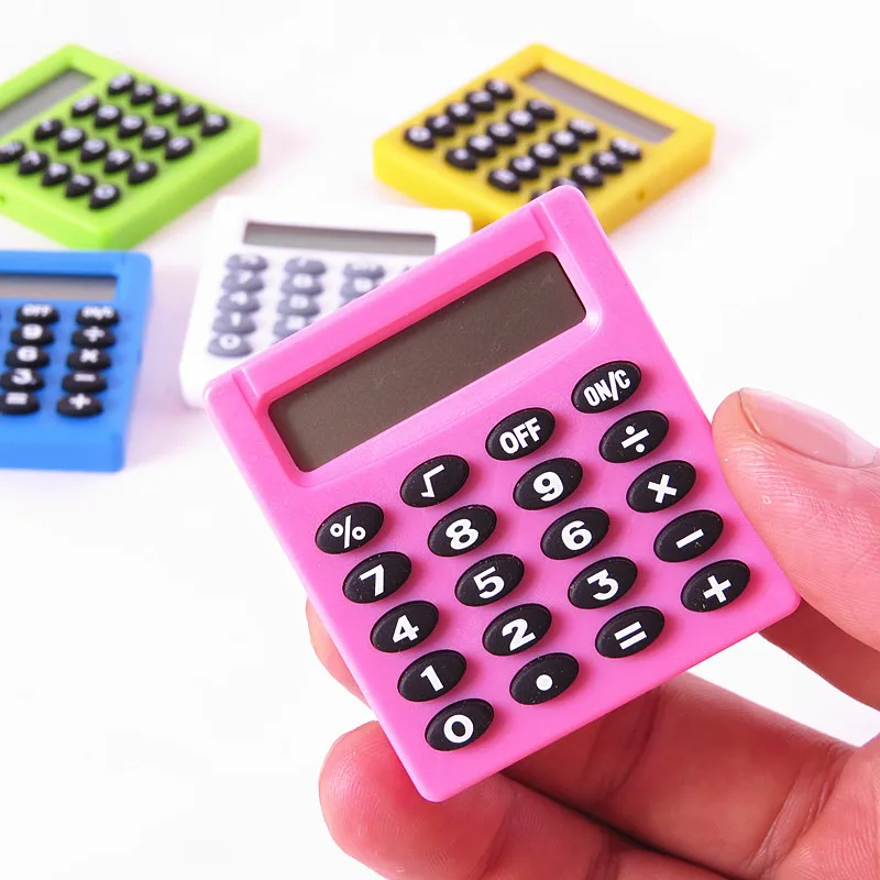 Korea Boutique Stationery Small Square Calculator Personalized Mini Candy Color School & Office Electronics Creative Calculator