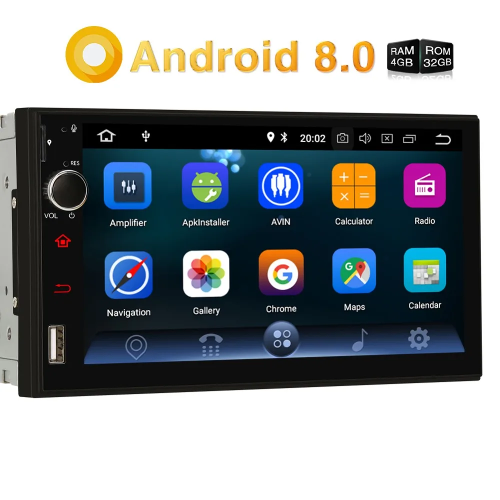 Sale Pumpkin Qcta-Core 4GB RAM 32GB ROM Car Stereo 2 Din 7