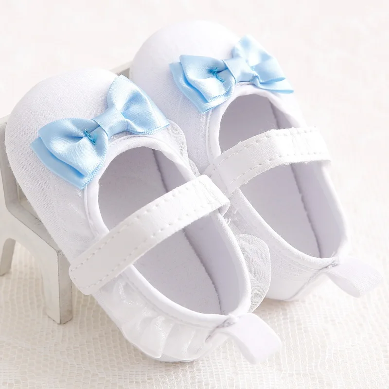 White Toddler Kids Girls Prewalker Mary Jane Shoes Soft Anti Slip