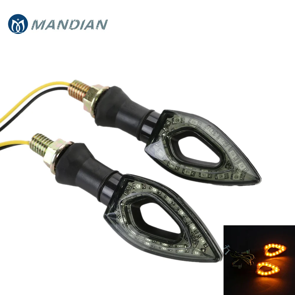 

1 Pair 2pcs 12V Universal LED Motorcycle Turn Signal Indicators Lights/lamp For Yamaha Honda Motocicleta Turn Signals
