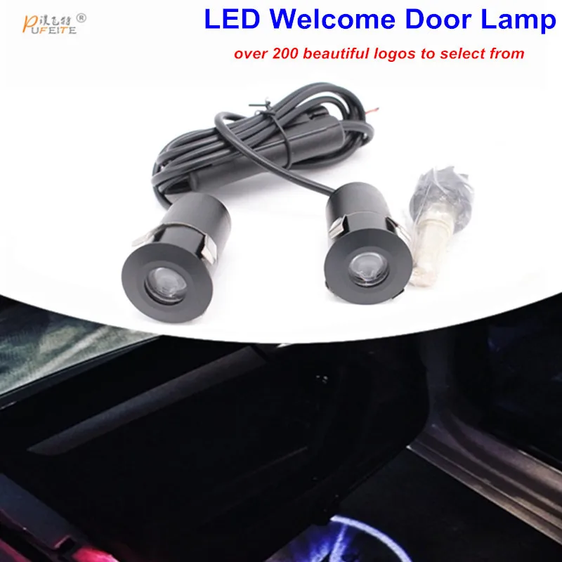LED Door Warning Light Logo Projector For renault megane 2 duster logan